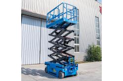 China 6m 8m Self Propelled Scissor Lift Maintain Free Mobile Scissor Lift supplier