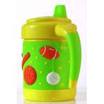OEM 6oz 160ml Baby Weighted Straw Cup Soft TPE Spout