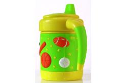 China OEM 6oz 160ml Baby Weighted Straw Cup Soft TPE Spout supplier
