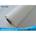 360Gsm / Sqm Glossy Art Canvas Rolls Poly - Cotton For Eco Solvent Printer