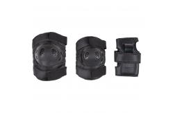 China Skate Gear Roller Skating Protective Gear Black PP Cap Fabric Foam supplier