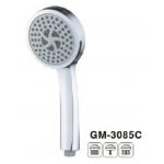 Roundface Handheld Bathroom Shower Head Polished Chrome With Touch Button for sale