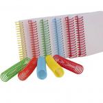PVC / PET 50mm Spiral Plastic Coil Used For All Kinds Of Book Binding for sale