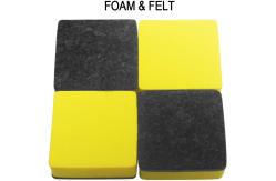 China Customized Squre Felt Dry Eraser Magnetic Whiteboard Eraser 2inch supplier