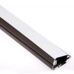 White Anodized Aluminum Window Profiles With Length Customized ISO 9001 Approved