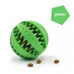 100g Rubber Pet Chew Toys Leak Resistant Watermelon Food Bite Ball Toy for sale