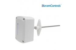 China Duct Mounted Temperature Sensor With 65mm Length Probe supplier
