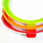 Round PP TPU Food Preservation Tray Diameter 37.5cm