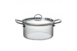 China Kitchenware 5L Borosilicate Transparent Glass Soup Pot supplier