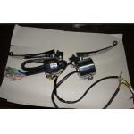 Honda Cd70 Chrome Motorcycle Handle Bar Switch With Brake Lever and Clutch Lever for sale