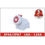 IEC CEE Wall Mounted Sockets Industrial Electrical Outlets 2P+E 3P+E 3P+N+E for sale