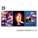 Horse Stock Free Sample Poster With MDP Frame , Pet Lenticular 3d Pictures For Home Decor for sale
