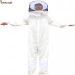 Round Veil Ventilated Beekeeping Outfits Jacket Bee Keeper Cotton Suit for sale