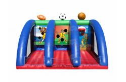 China Amusing Inflatable Basketball Combines Rugby Games In Inflatable Amusement Park supplier