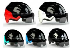 China Face Recognition Thermometer Smart Temperature Measuring Helmet supplier