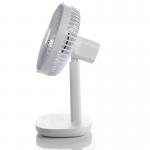 USB Rechargeable Table Fans 5 Volts Battery Fan With Light for sale