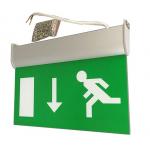 Fire - Proof Battery Powered Double Sided Exit Signs Led Emergency Signs for sale
