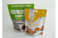 China Custom Stand Up Pouch Delicious Cookie Packaging Sealable Plastic Bag Gravure Printing supplier