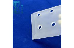 China Custom Glass Round Frosted Shaped Plate Laser Perforated Quartz Disk Quartz Plate supplier