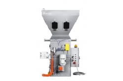 China Two Granules Components Gravimetric Batch Blender Dosing And Mixing Raw Materials supplier