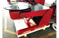 China Hydraulic Welding Positioner 1 Ton With Foot Pedal And Hand Box supplier