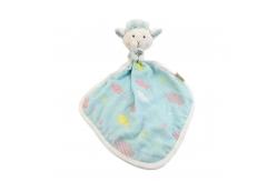 China ODM OEM Baby Sheep Toys Stuffed Animal Doudou Baby Comforter Skin Friendly Safety supplier
