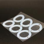 RoHS Self Adhesive Silicone Rubber Gasket With High Compressibility