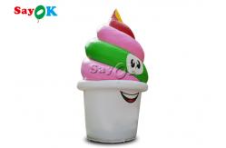 China Custom 5mH PVC Inflatable  Ice Cream Cone Model supplier