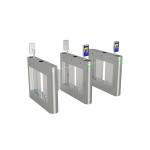 Laser Cutting RS485 SUS304 Swing Barrier Glass Gates 350mm Width for sale