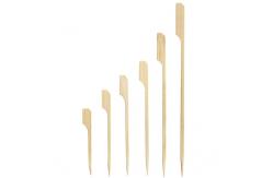 China 18cm Flat Wooden Bamboo Paddle Picks Sticks For Marshmallow supplier