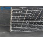 Engineering Steel Mesh Gabion Cages Hot Dipped Galvanized Long Service Life for sale