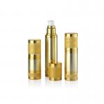 Deluxe Appearance 30ml Airless Pump Bottle With Raw Materials In Round Shape And Any Color for sale