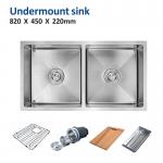 32x18 Undermount Stainless Steel Kitchen Sink Cabinet 16 Gauge for sale