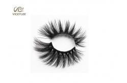 China Multi Layered Synthetic Hair 33MM Natural Long False Lashes supplier