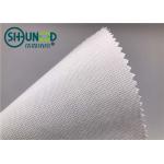 Plain Weave Polyester Woven Interlining Fabric Single Side Brushed For Men Necktie