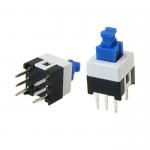 Single And Double Row Self Locking Touch Button Switch 5.8 * 5.8 / 7 * 7 / 8.5 * 8.5mm for sale