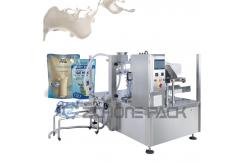 China Stand Up Pouch Packaging Machine Spout Pouches Ketchup Juice Beverage supplier