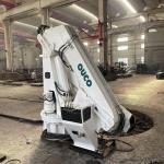Soft Start Marine Ship Deck Crane Folding Telescopic Boom 1.5T7.8M for sale