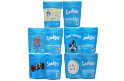 China CBD Runtz Cookies Resealable k Packaging Mylar Pouch Bag MOPP/VMPET/PE Material supplier