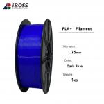 18 Colors Dark Blue PLA Filament Strong Toughness for Desktop 3D Printer Applications for sale