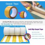 Removed easily acrylic double sided cloth carpet tape,Strongest double sided carpet tape heavy duty rug gripper tapes fo for sale