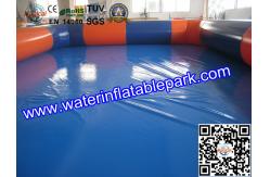 China Big Square Inflatable Water Pool Enclosures With Wailking Ball supplier