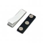 Reusable ABS Plastic Magnetic Name Badge N35 Neodymium  Retractable for sale