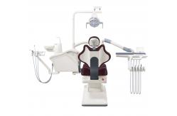 China Class II Dental Unit Chair Grey With Rotatable Unit Box supplier
