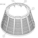 Polishing Profile Wire 2*4mm Centrifuge Basket For Customized Requirements