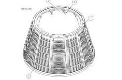 China Polishing Profile Wire 2*4mm Centrifuge Basket For Customized Requirements supplier