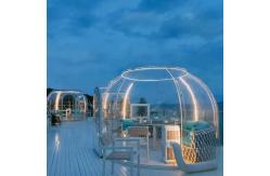 China Free Standing 10x10 Transparent Bubble Tent Heat Resistant Polycarbonate Dome Tent supplier