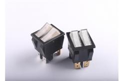 China R-210-DR0L-BBR Button Dpdt Momentary Rocker Switch Waterproof 16a 250VAC supplier