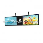 43inch Lcd Advertising Double Screen With Ceiling Mount Type Android Version With Tv Signal for sale
