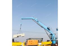 China 8T Active Heave-compensated Subsea Crane With Knuckle Boom supplier